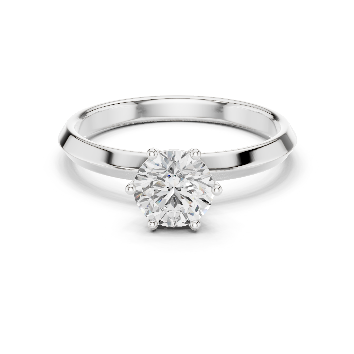 Gold Ring DDLR-766, White Gold