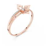 Gold Ring 1 (154), Rose Gold, view 2