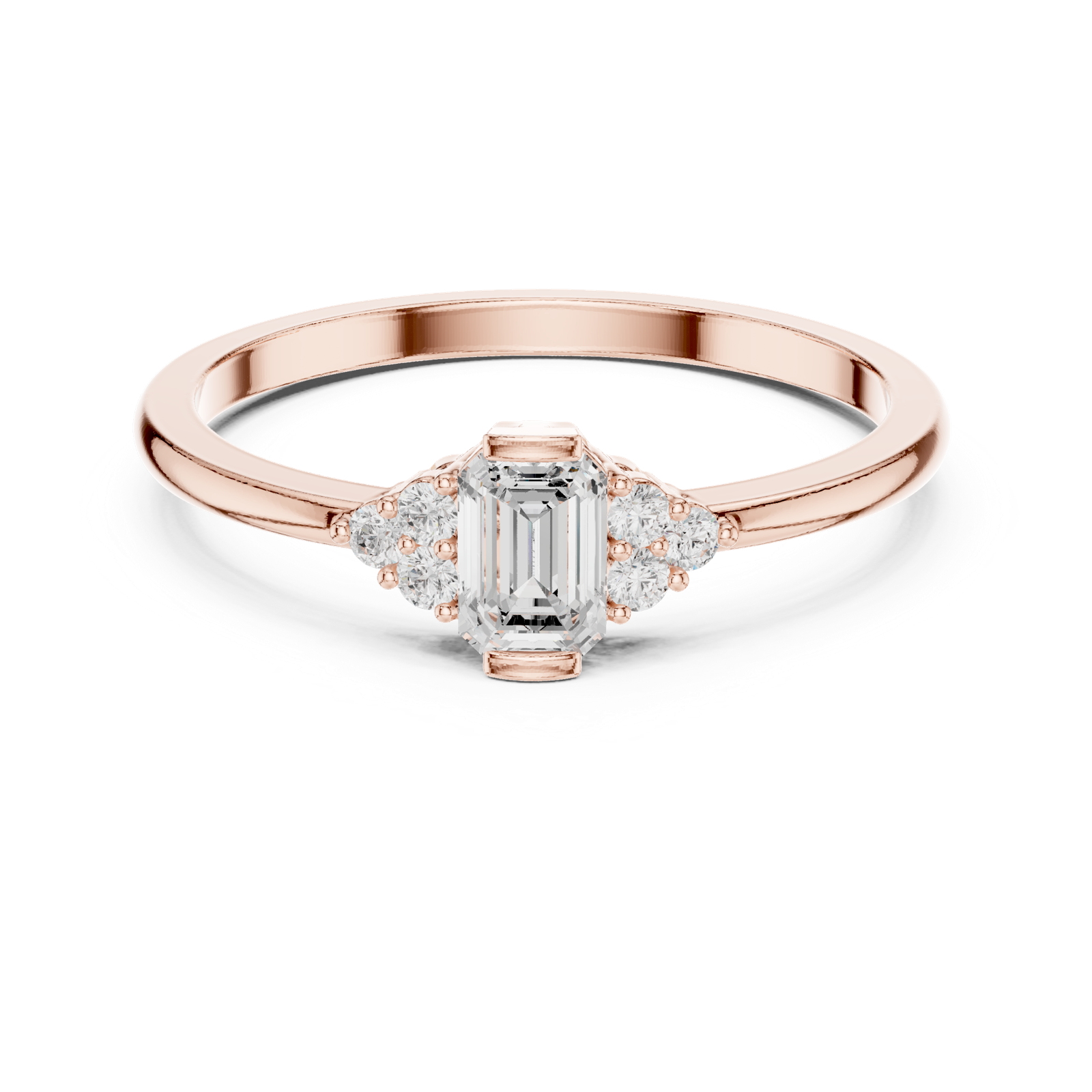 Gold Ring Ledis Ring, Rose Gold, view 4
