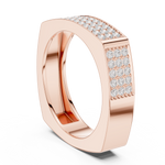Gold Ring SBMR(36), Rose Gold, view 1
