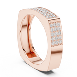 Gold Ring SBMR(36), Rose Gold, view 1