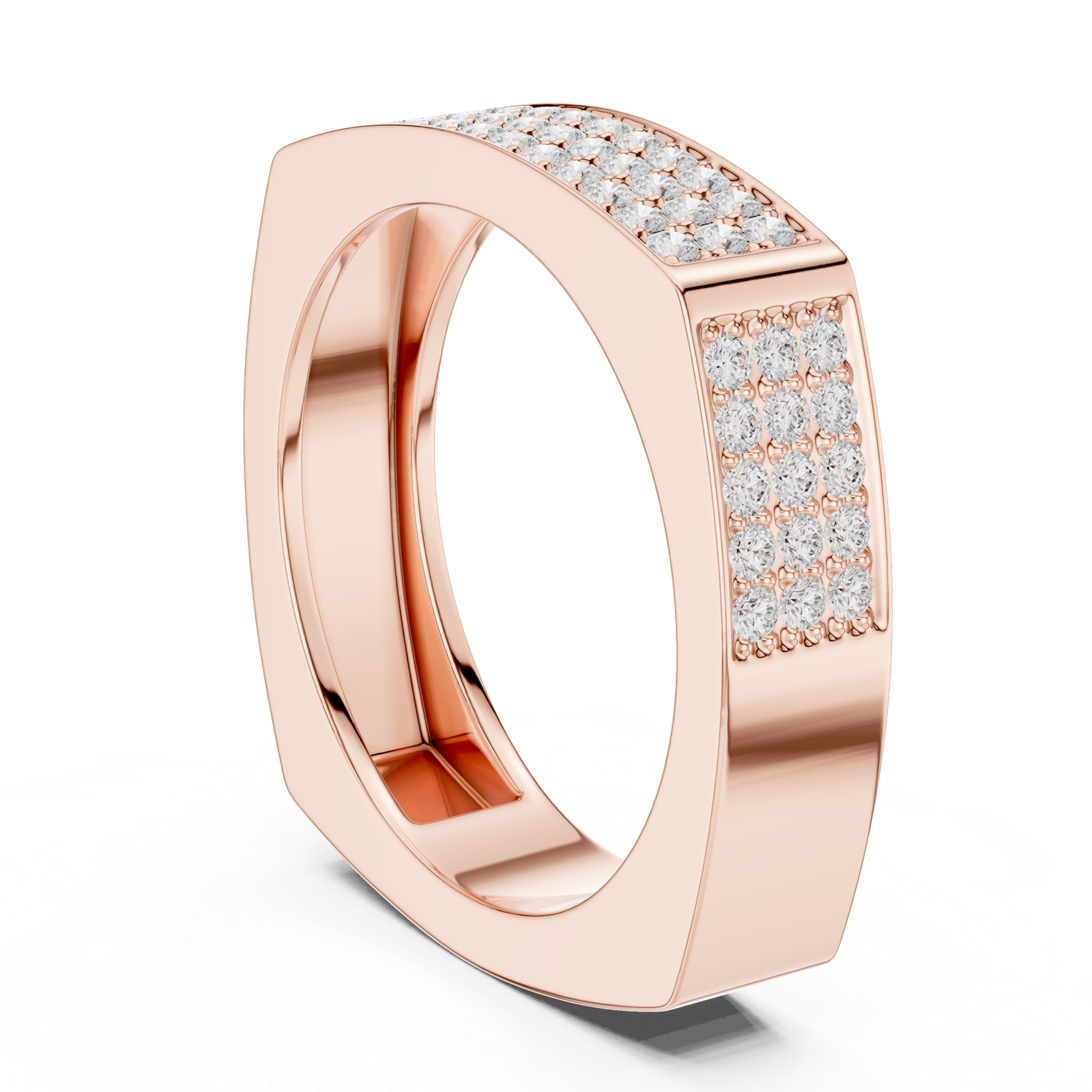 Gold Ring SBMR(36), Rose Gold, view 1