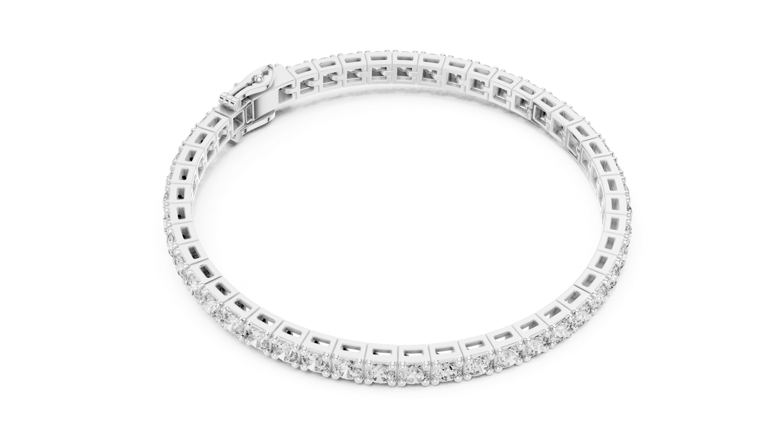 Gold Bracelet FBR0029-4 (1), White Gold, view 2