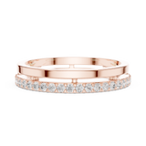 Gold Ring R26, Rose Gold, view 3