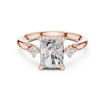 Gold Ring DDLR-974, Rose Gold, view 4