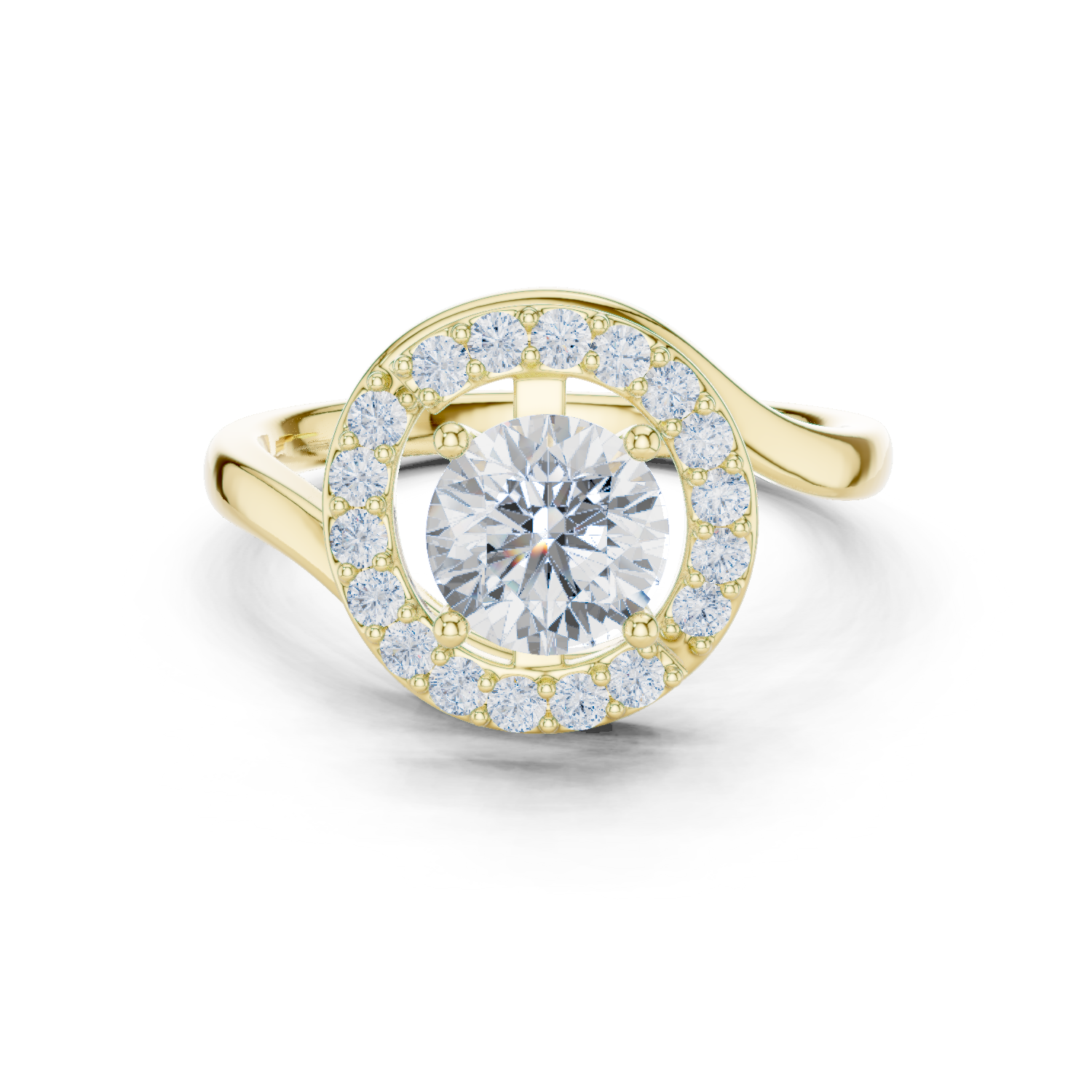 Gold Ring DDLR-814, Yellow Gold