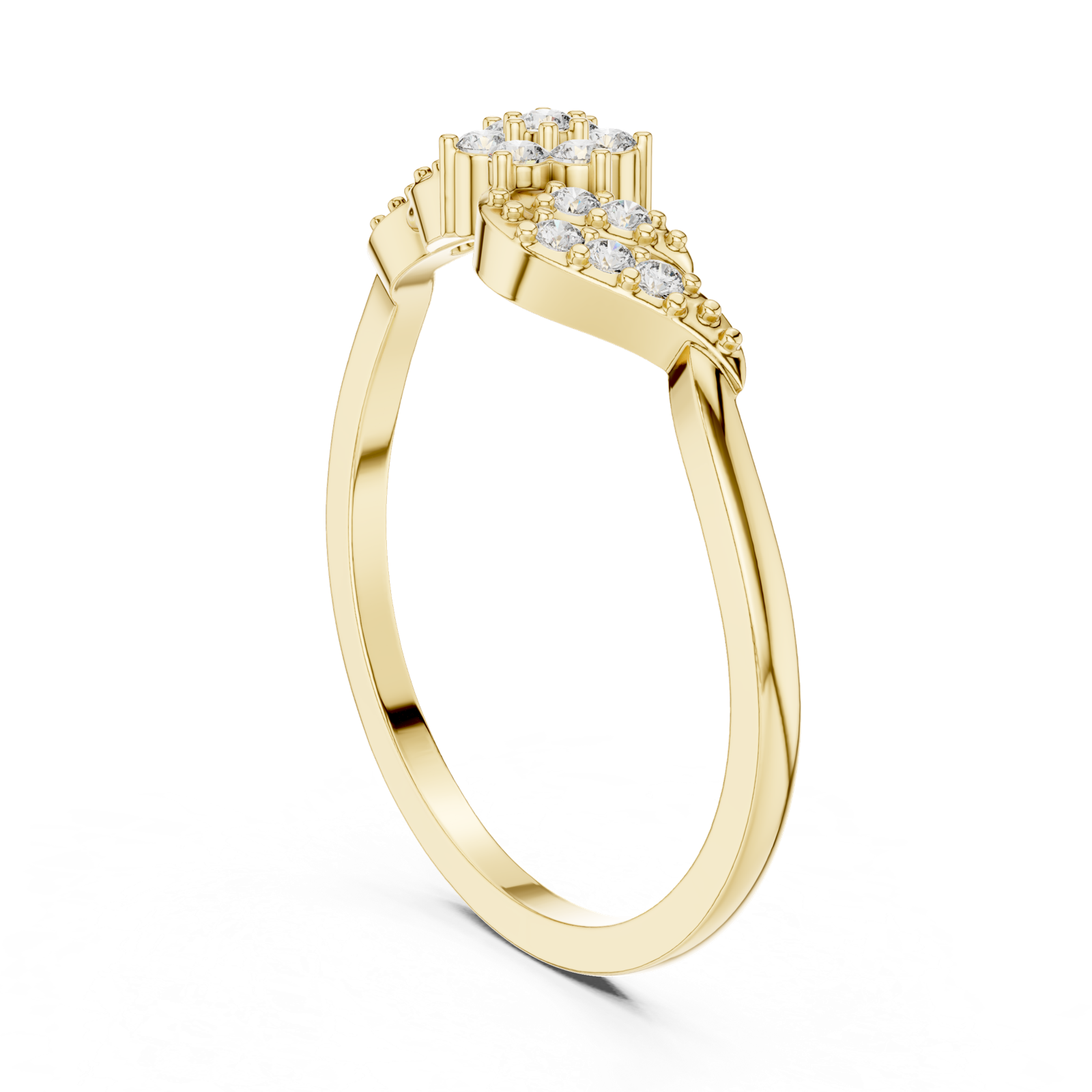 Gold Ring DR-6275, Yellow Gold