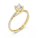Gold Ring LR-0346, Yellow Gold, view 2