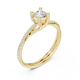 Gold Ring LR-0346, Yellow Gold, view 2