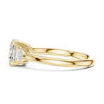Gold Ring DDLR-850, Yellow Gold, view 3