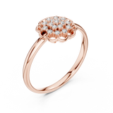 Gold Ring LR-01 (99), Rose Gold, view 2