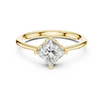 Gold Ring DDLR-570, Yellow Gold, view 4