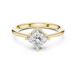 Gold Ring DDLR-570, Yellow Gold, view 4