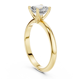 Gold Jewelry L36-6, Asscher center stone, Yellow Gold, view 1