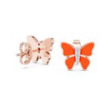 Gold Earrings 12-10025@E, Rose Gold, view 1