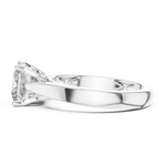 Gold Ring DDLR-052, White Gold, view 3