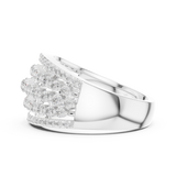Gold Ring DDLR-759, White Gold, view 3