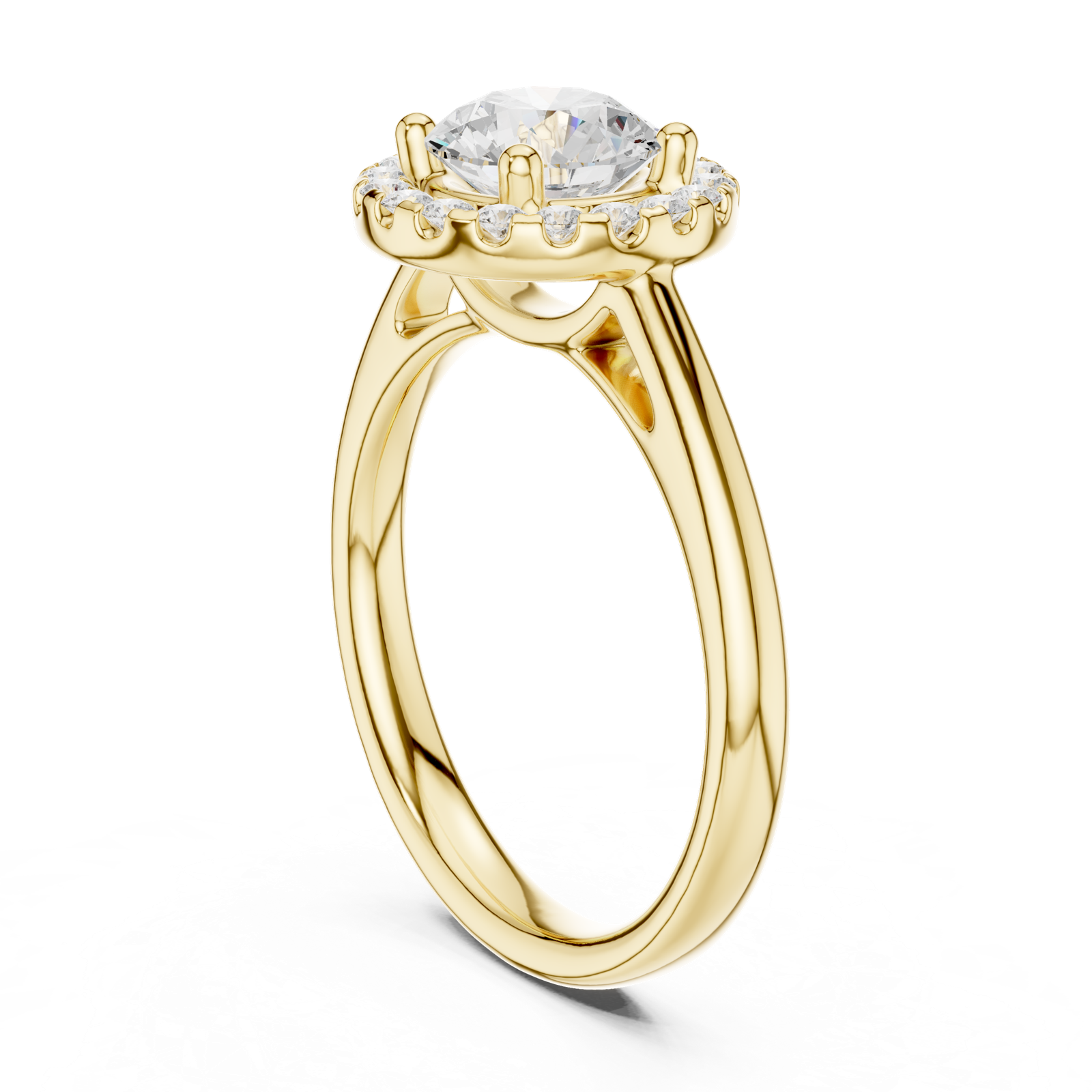 Gold Ring DDLR-632, Yellow Gold, view 1