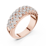 Gold Ring L03-01, Rose Gold, view 2