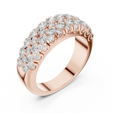 Gold Ring L03-01, Rose Gold, view 2