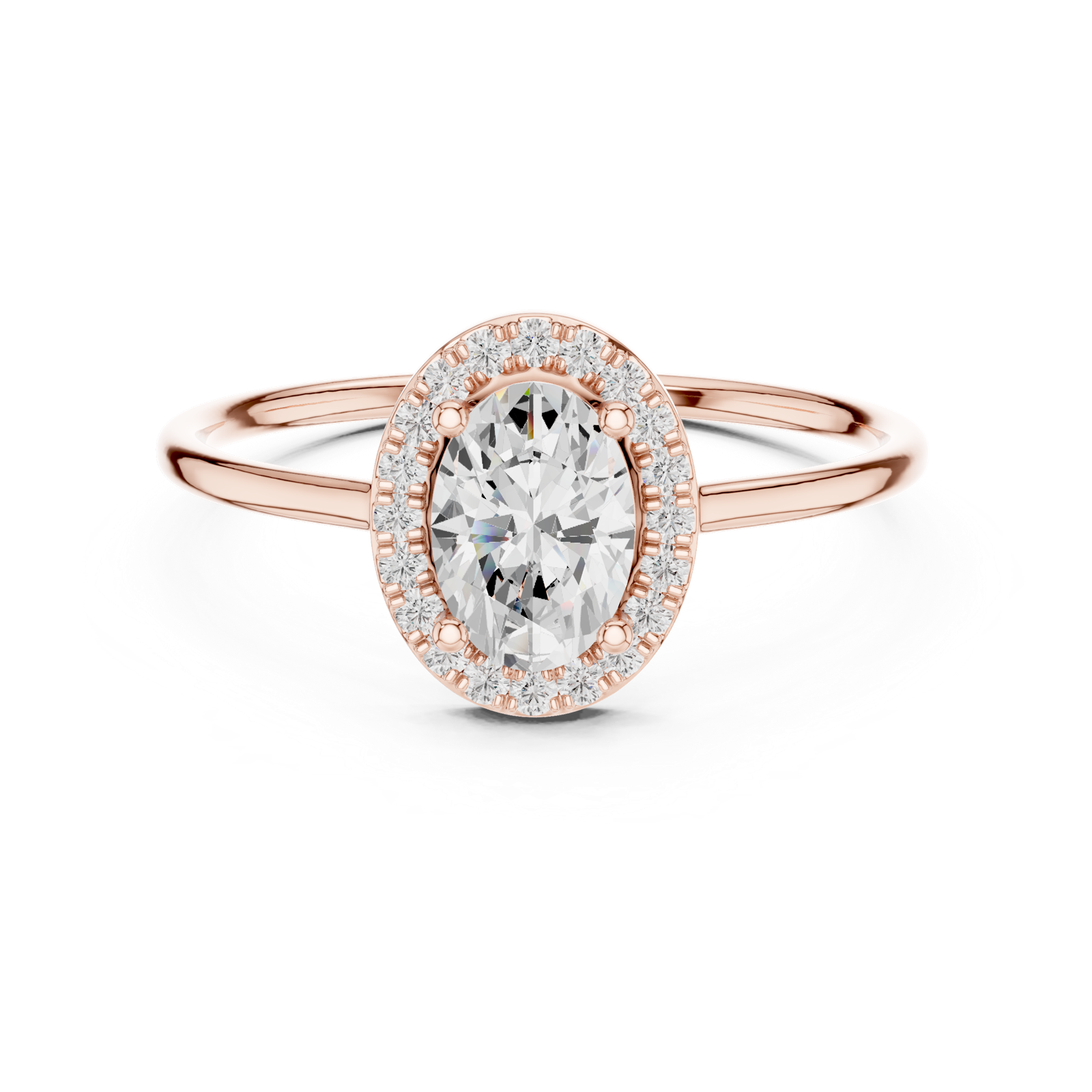 Gold Ring Ledis Ring, Rose Gold, view 4