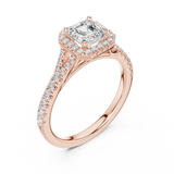 Gold Ring DDLR-908, Rose Gold, view 2