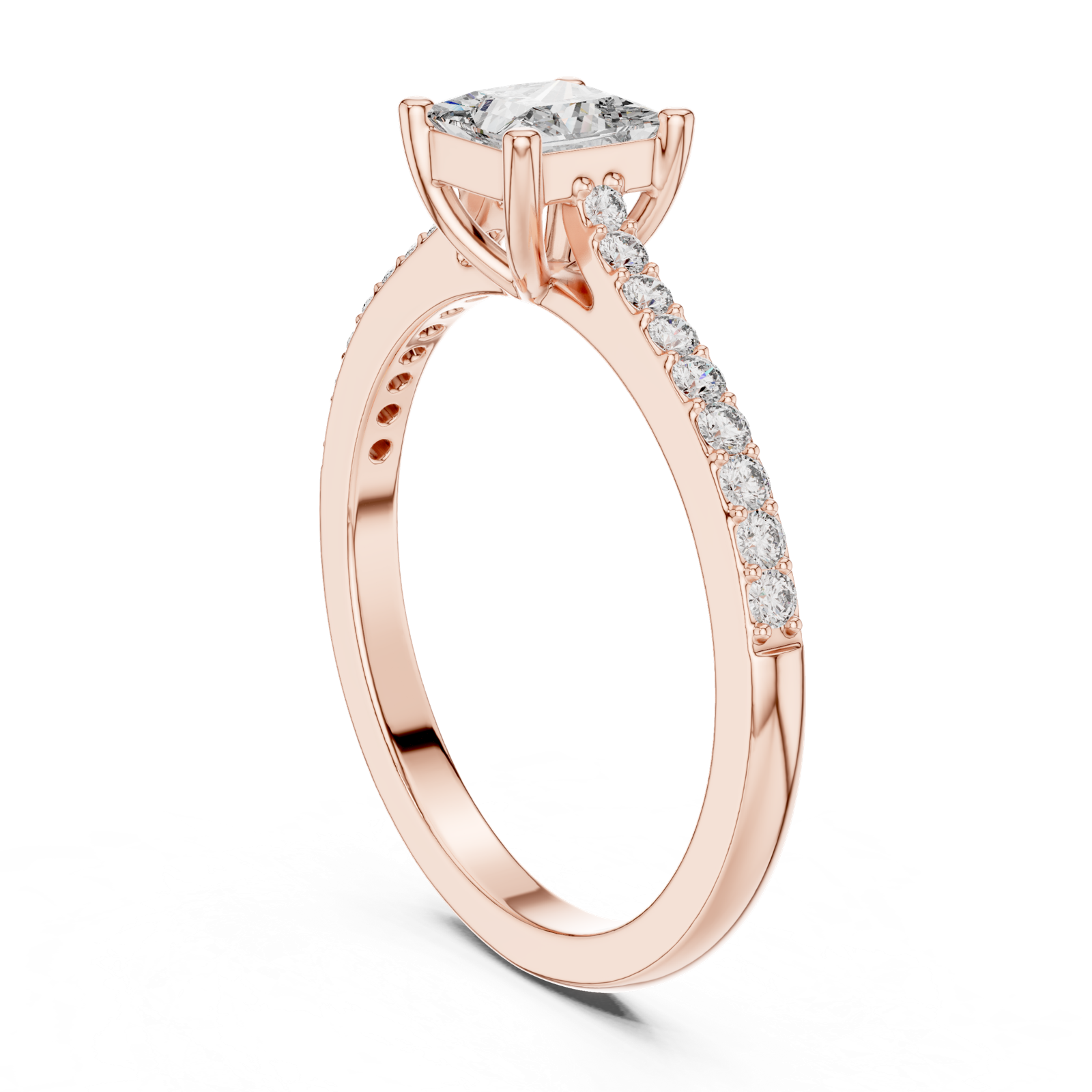 Gold Ring L28-111, Rose Gold