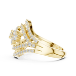 Gold Ring DDLR-763, Yellow Gold, view 3