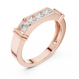 Gold Ring SBMR(10), Rose Gold, view 2