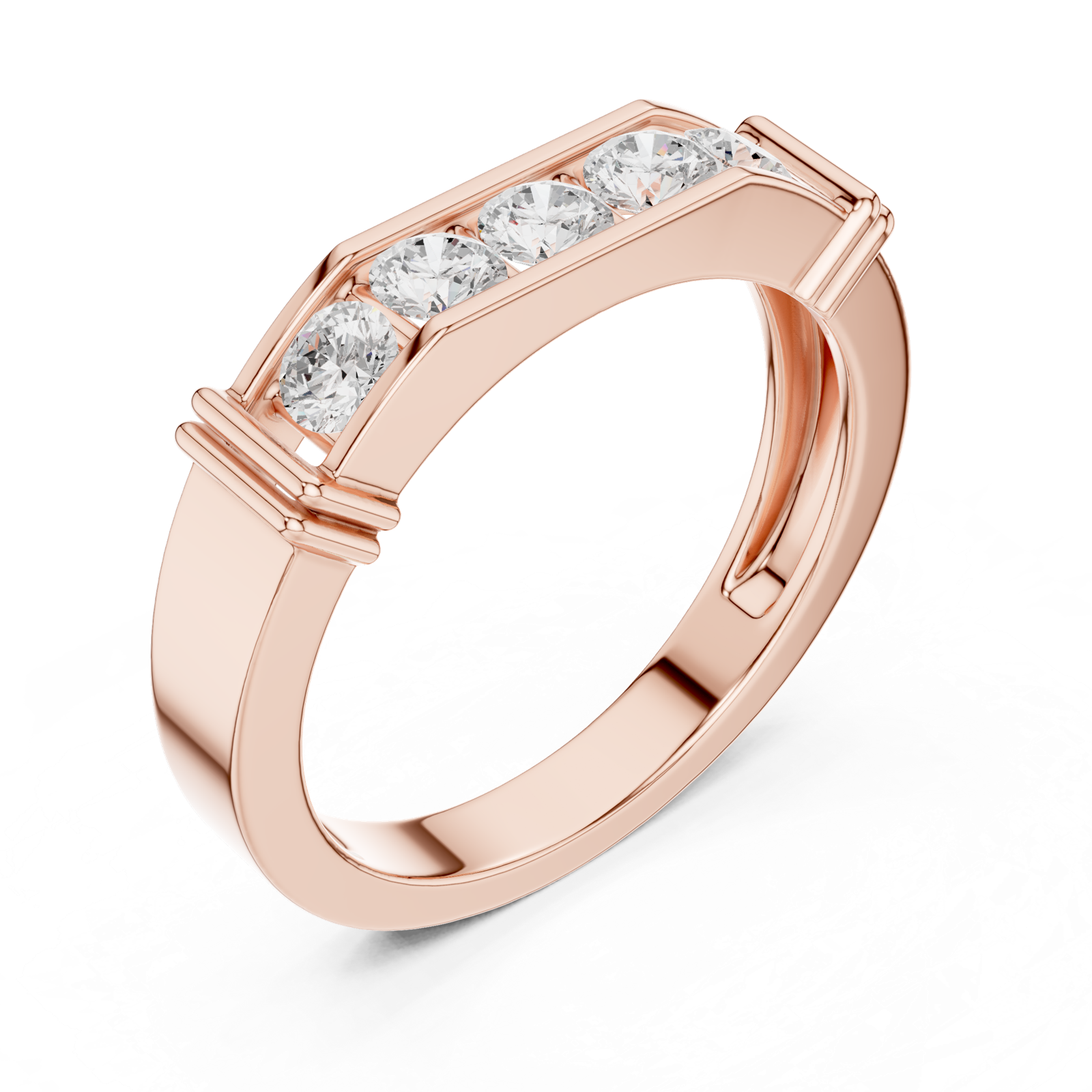 Gold Ring SBMR(10), Rose Gold, view 2