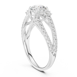 Gold Ring DDLR-794, White Gold, view 1