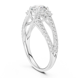Gold Ring DDLR-794, White Gold, view 1