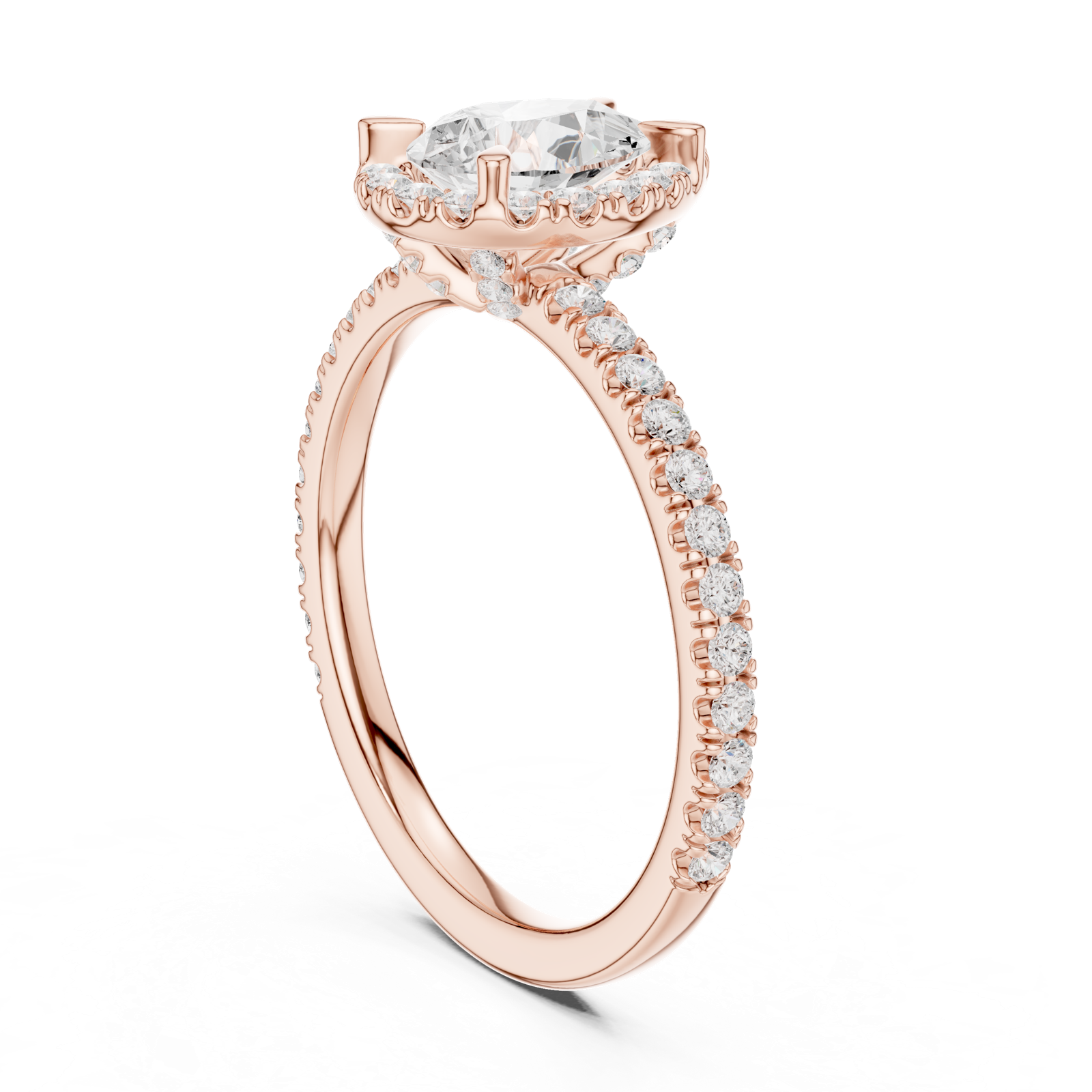 Gold Ring DDLR-445, Rose Gold