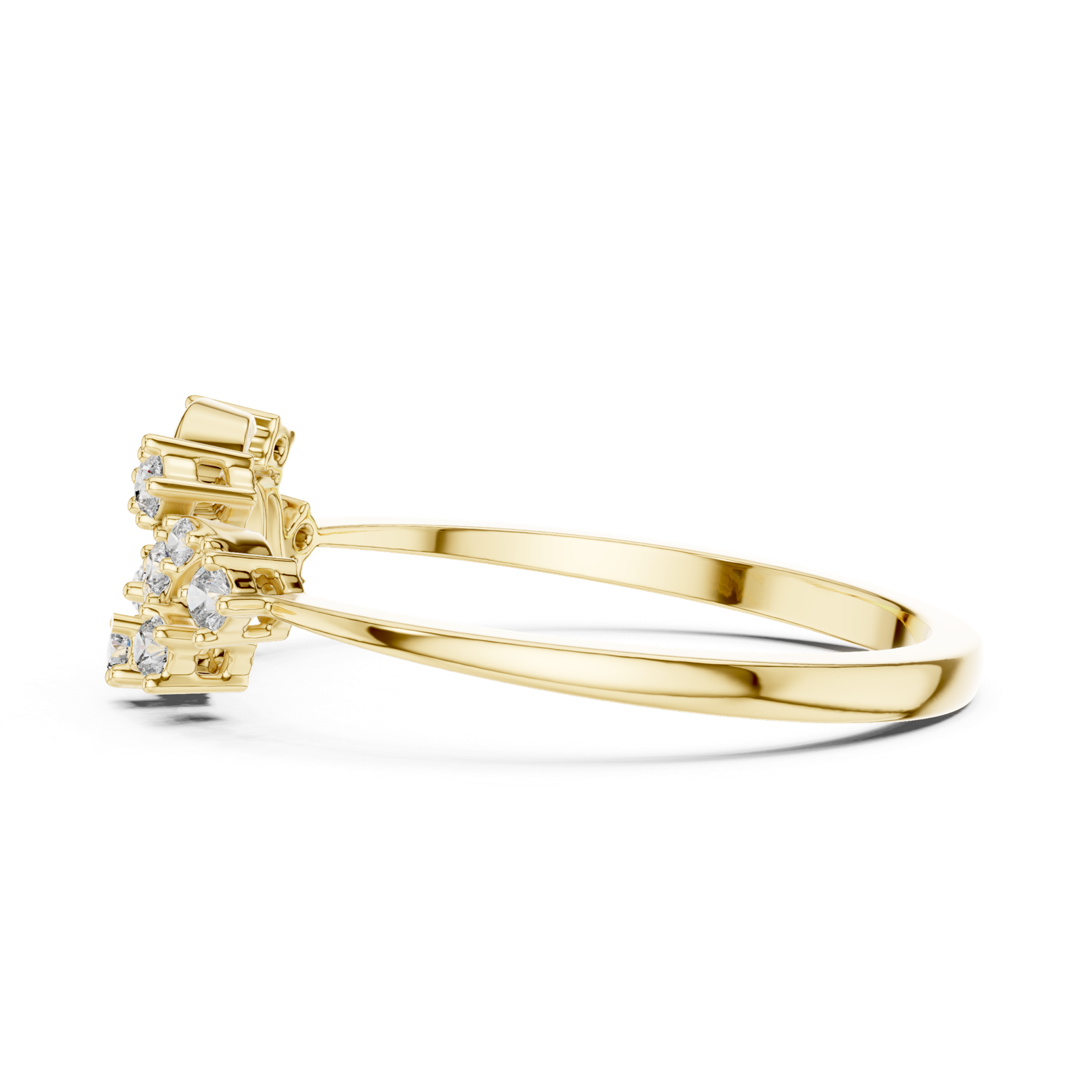 Gold Ring LR-01 (68), Yellow Gold, view 3