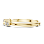 Gold Ring HLR-104, Yellow Gold, view 3