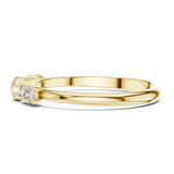 Gold Ring HLR-104, Yellow Gold, view 3