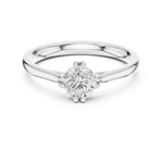Gold Ring DDLR-542, White Gold