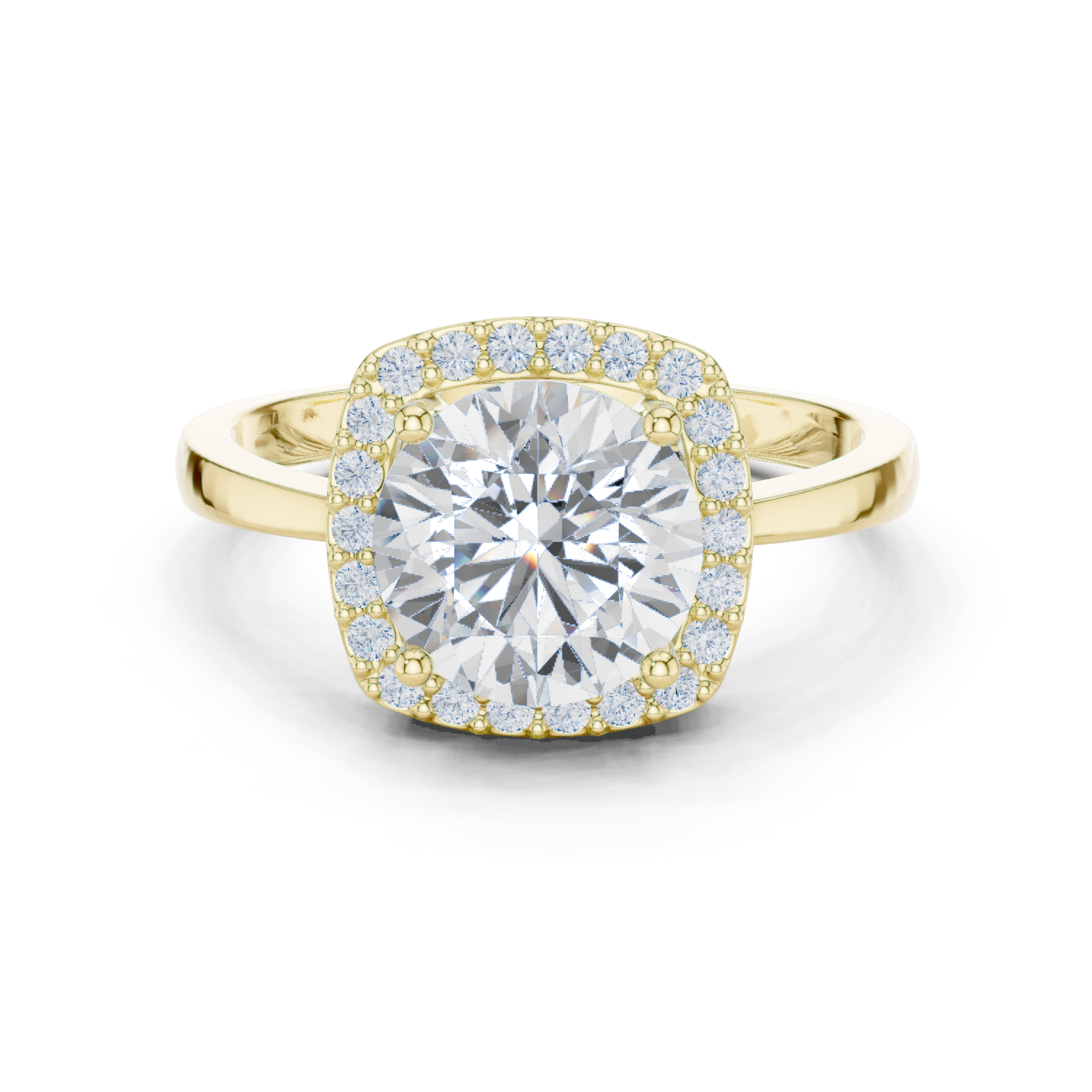 Gold Ring DDLR-809, Yellow Gold
