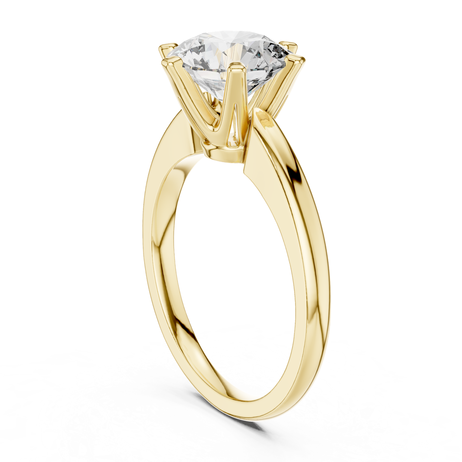 Gold Ring 00001L (36), Yellow Gold, view 1