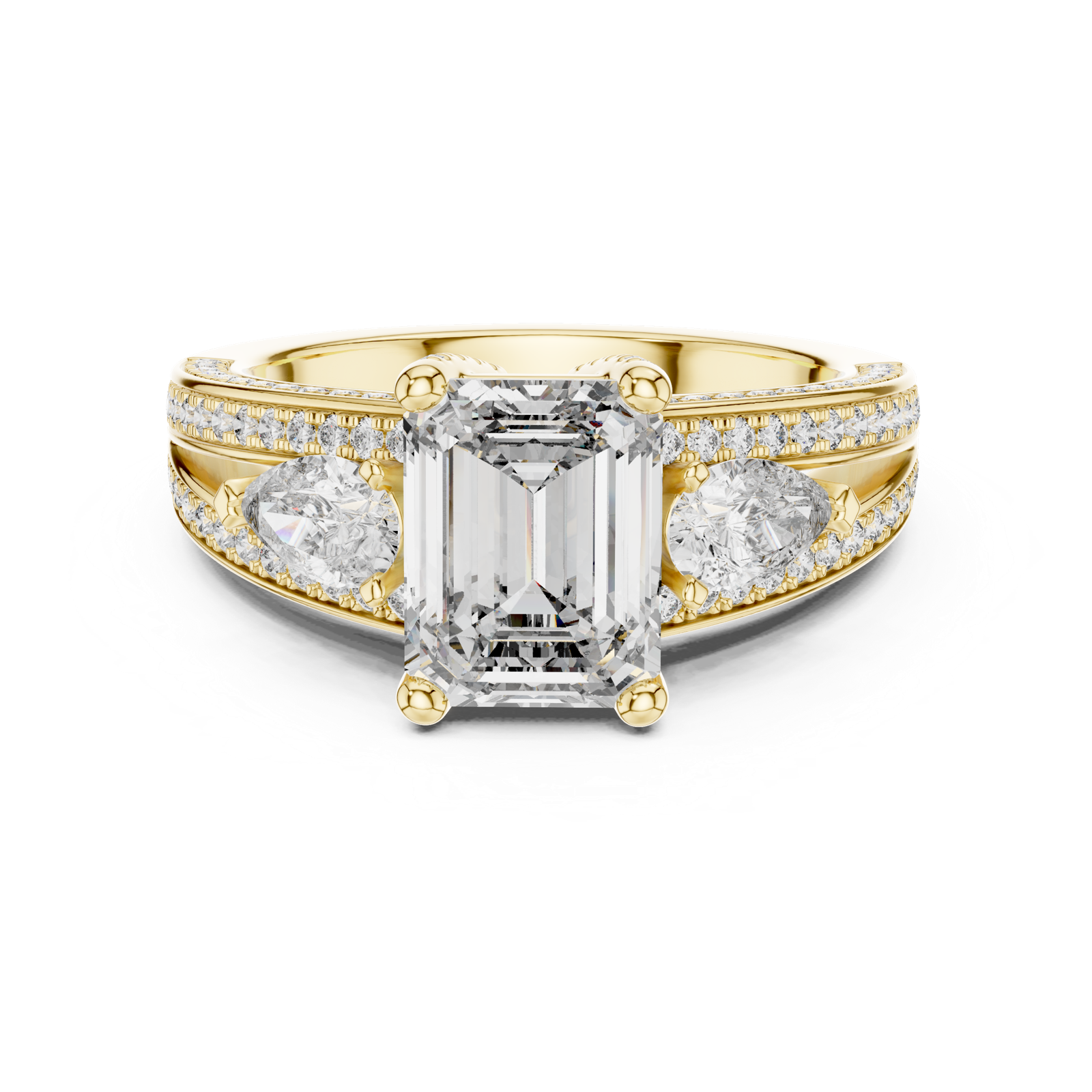 Gold Ring DDLR-046, Yellow Gold