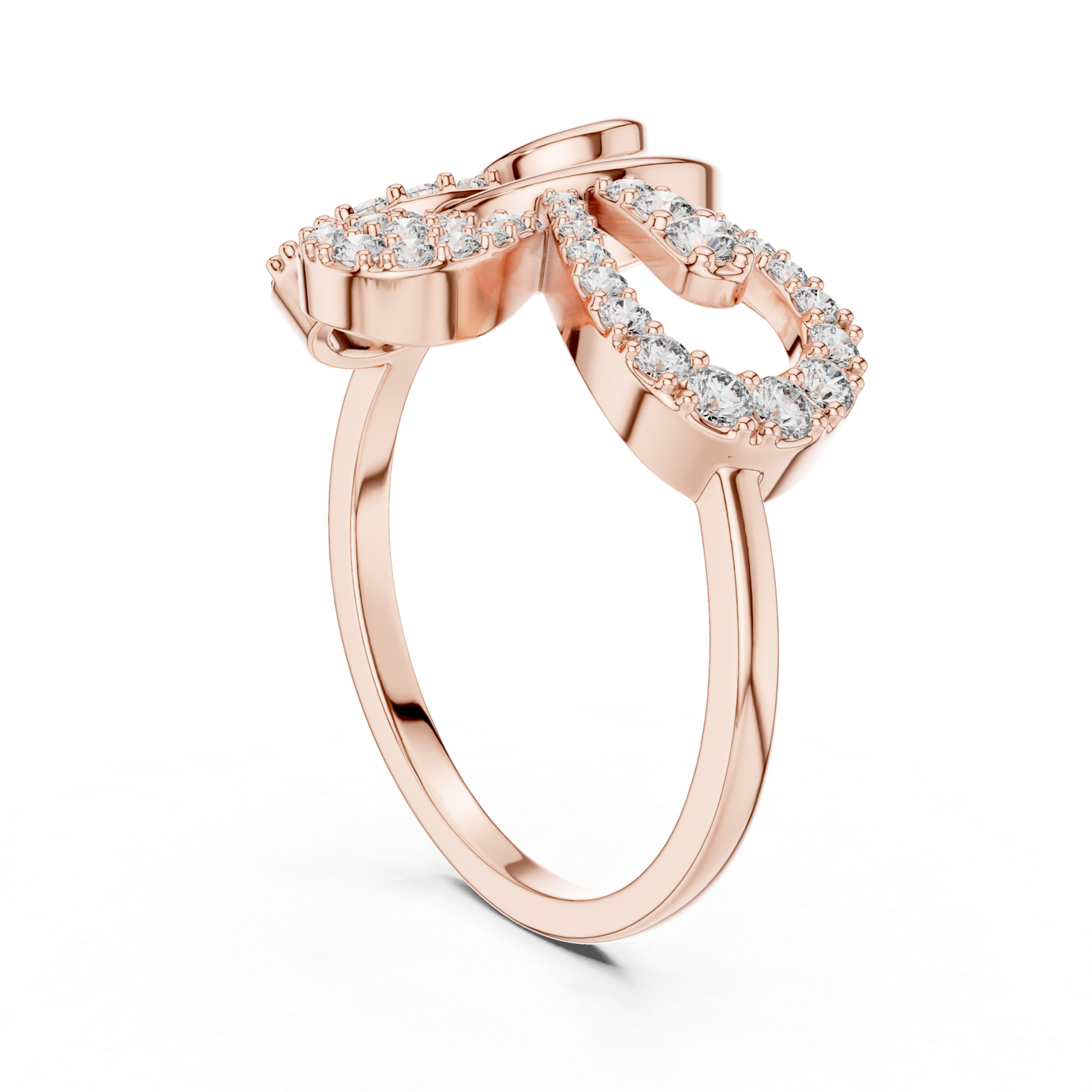 Gold Ring LR-01 (53), Rose Gold