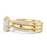 Gold Ring DDLR-950, Yellow Gold, view 3