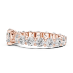 Gold Ring DDLR-656, Rose Gold, view 3