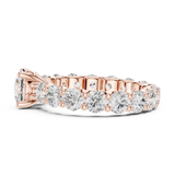 Gold Ring DDLR-656, Rose Gold, view 3