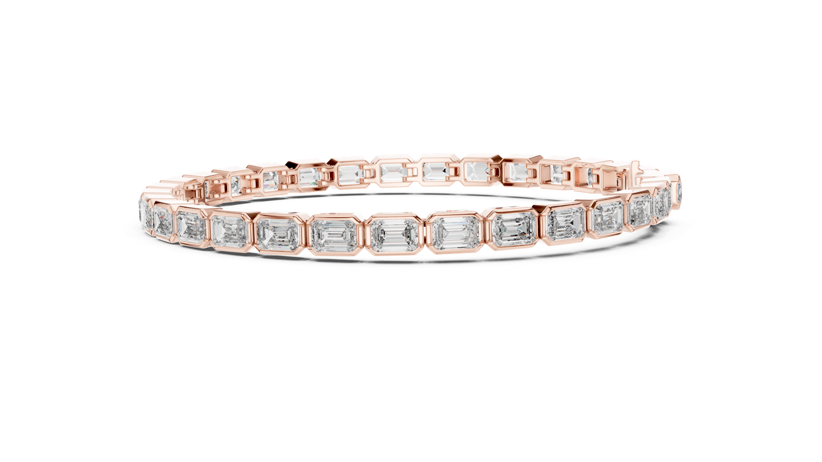 Gold Bracelet GLBR-0002, Rose Gold, view 3