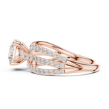 Gold Ring DDLR-676, Rose Gold, view 3