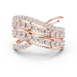 Gold Ring DDLR-820, Rose Gold