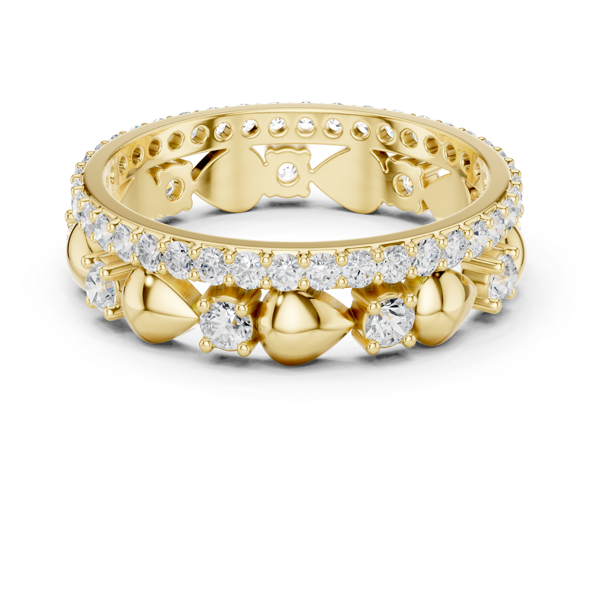 Gold Ring R30, Yellow Gold