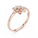Gold Ring Ledis Ring, Rose Gold, view 2