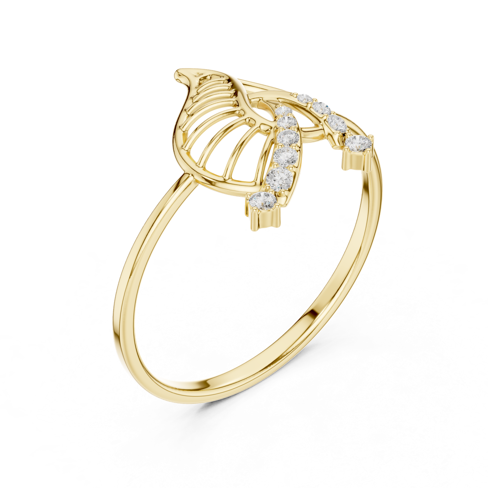 Gold Ring 1 (117), Yellow Gold, view 2